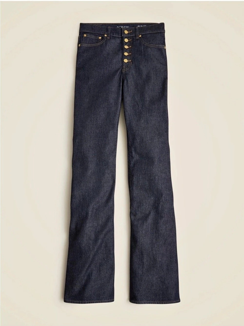 J.Crew High-rise ‘96 flare jean with button fly - size 29